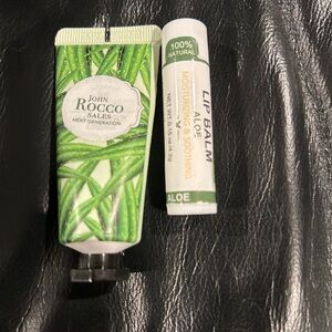 Aloe Moisturizing Lip Balm and Hand Cream Set NWOT sealed